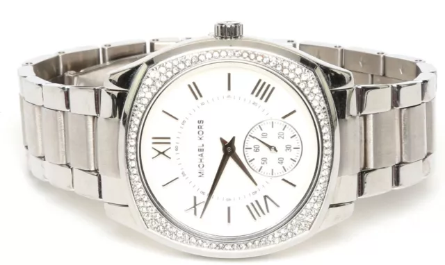 Michael Kors Bryn Womens Silver Stainless Steel Watch 3147