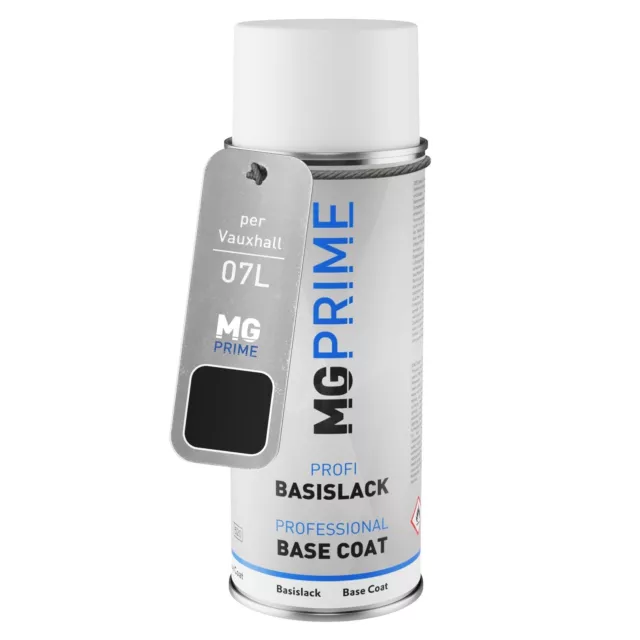 Vernice per auto Bomboletta spray per Vauxhall 07L 280 Carbon Black