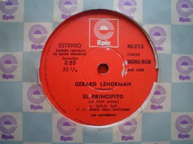 GERARD LENORMAN El Principito El Principito Argentina 7 In 