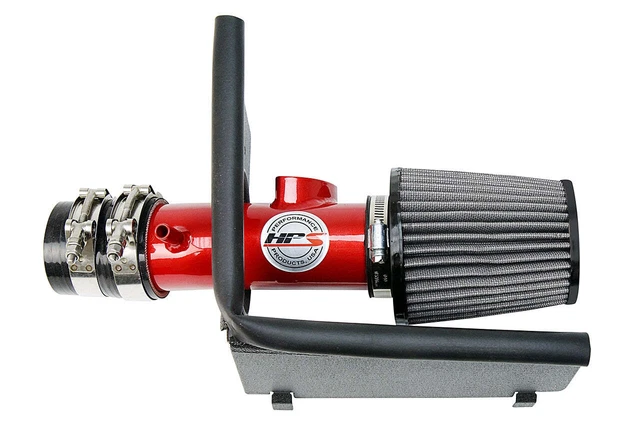 HPS Shortram Air Intake for 2017-2018 Toyota Yaris iA 1.5L with Heat Shield Red HPS Shortram Air Intake for 2017-2018 Toyota Yaris iA 1.5L with Heat Shield Red