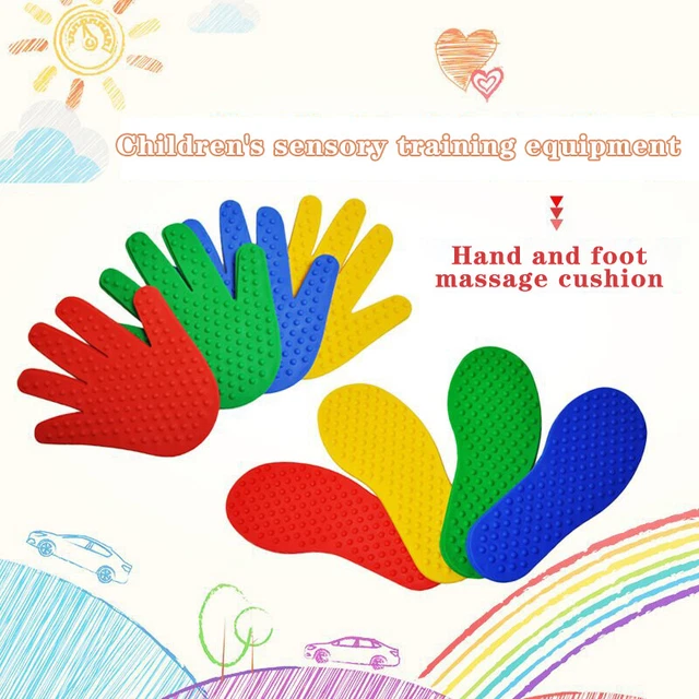 Sensoru Hand Print HAND FEET GAME Sensory Autism Sports Games Handprint And Footprint ...