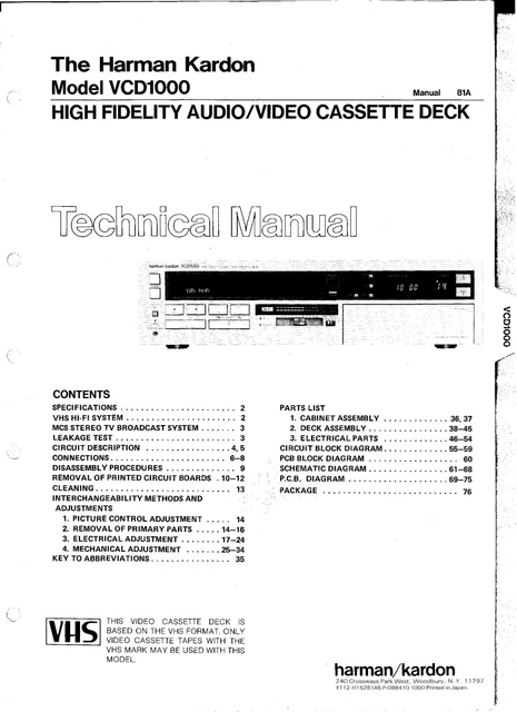Télécommande Remplacement Pour Harman Kardon HD7400 - Neuf Générique