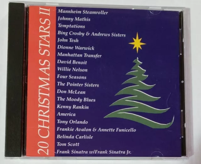 20 CHRISTMAS STARS II - Mannheim Steamroller/Temptations/Willie Nelson CD