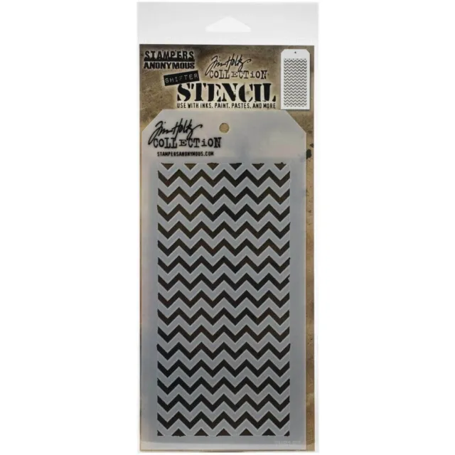 Tim Holtz Layering Stencil - Shifter Chevron - THS127