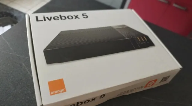🔶 Livebox 5 Orange 🔶 Modem Décodeur Livebox5 Fibre NEUF - Livraison Express