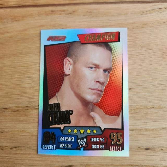 CARTE RUMBLE SLAM Attax John Cena Champion Raw EUR 3,50 - PicClick FR