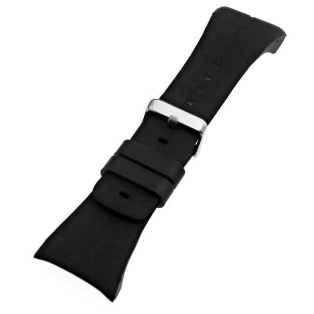 Silicone Rubber Watchband Wrist Strap For Polar M400 M430 Fitness Watch Black 3