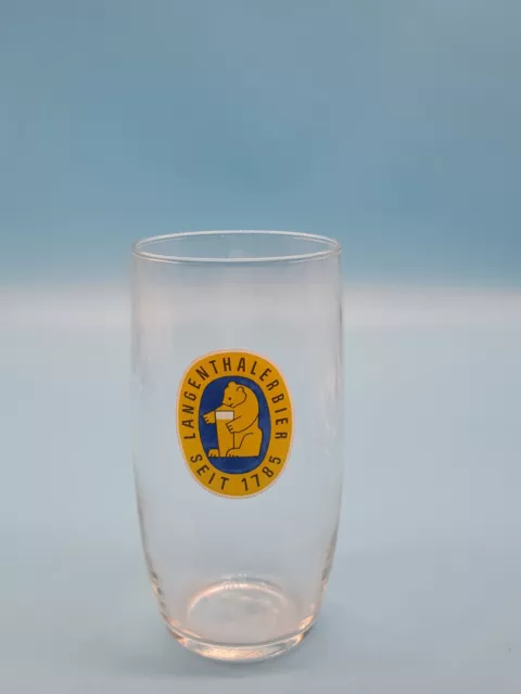 Langenthaler Brauerei Bierglas Bier Glas alt Pils 3dl