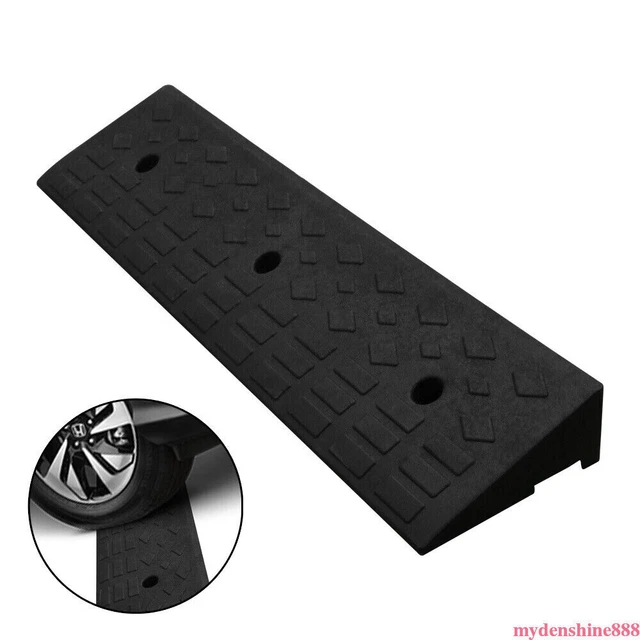 39.4" Rubber Loading Dock Curb Ramp Car Driveway Ramp Heavy Duty Garage Ramp New