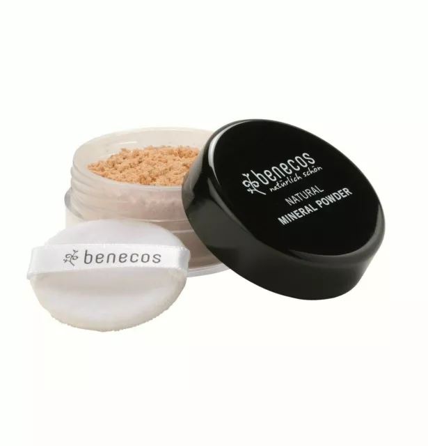benecos NATURAL MINERAL POWDER Sand 10g Ultra Fine Loose Powder-Vegan