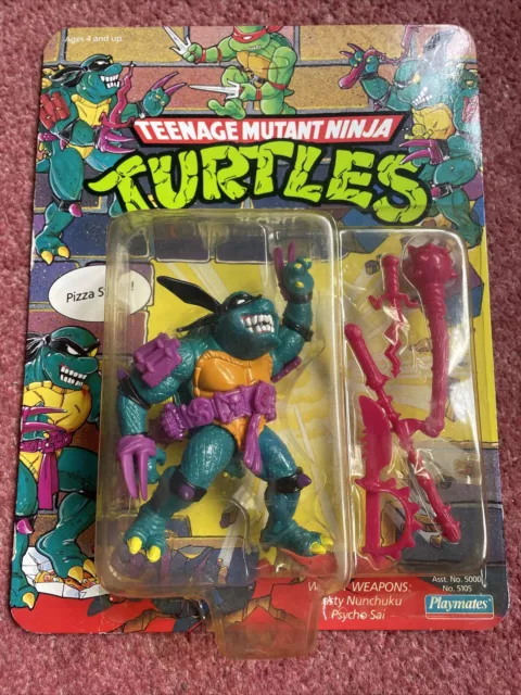 Modellino vintage Teenage Mutant Ninja Hero Turtles rosso S viola barra TMNT