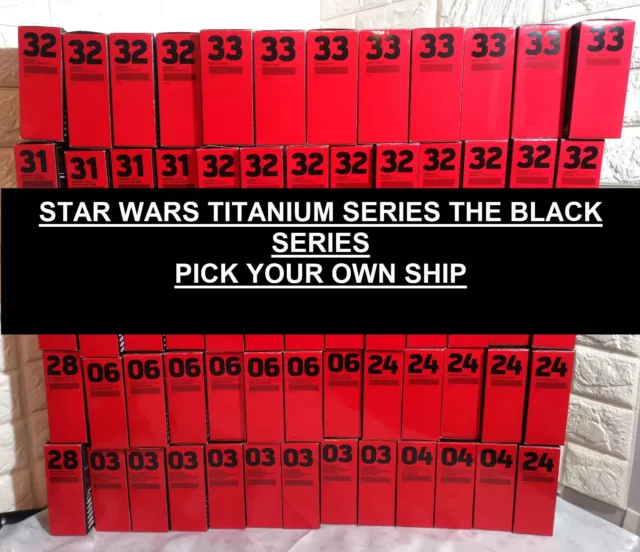 Veicoli STAR WARS THE BLACK SERIES Titanium Series Hasbro - scegli la tua nave
