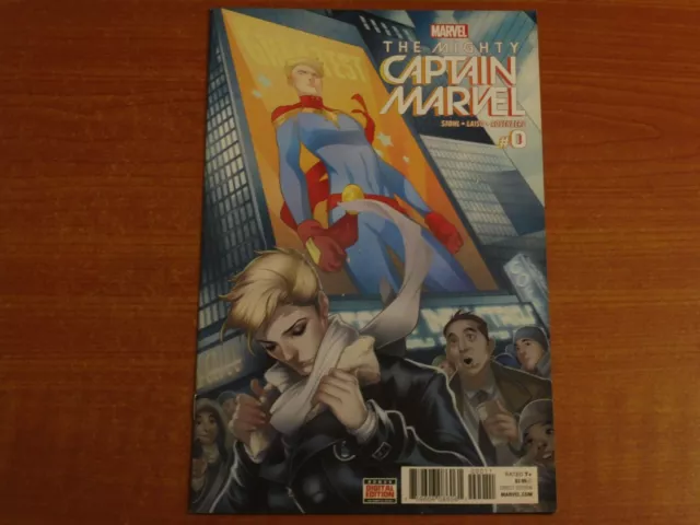 Marvel Comics:  THE MIGHTY CAPTAIN MARVEL #0  Feb. 2017 Regular Torque Cover
