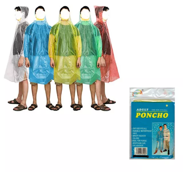 Numero 2 Mantella Poncio Poncho Impermeabile Anti Pioggia Con Cappuccio Bici