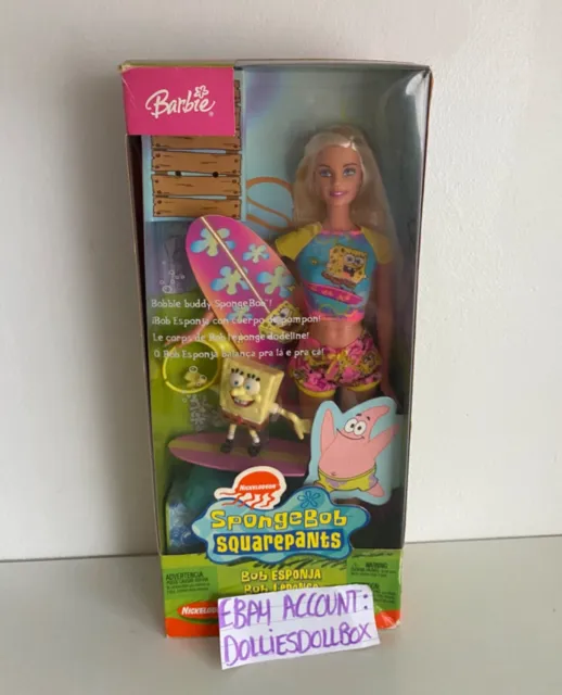 2003 Mattel Barbie Spongebob SquarePants Doll NRFB ❤️