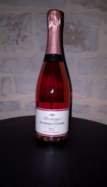 Champagne Dominique Cousin Cuvée Rosé X6 Bouteilles Frais Elégant Notes Fruits