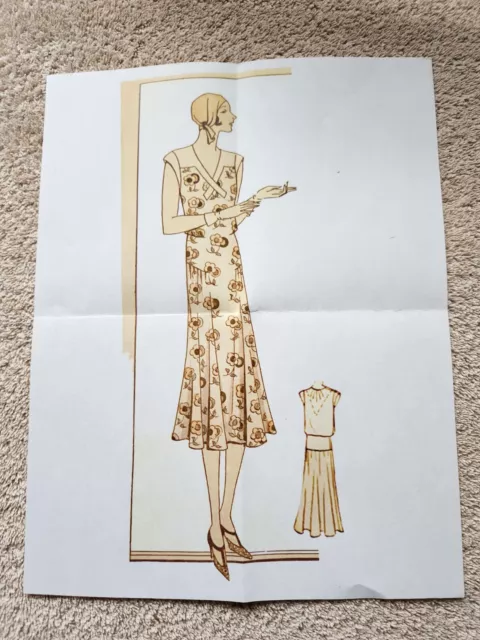 Vintage ladies Dress Pattern *1920's -Ideal Co.#132