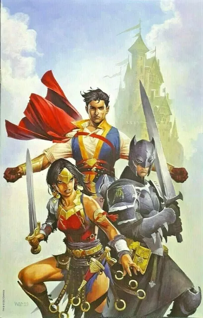 Dark Knights of Steel #1 "In The Beginning" Wayne Reynolds Team Variant Cover