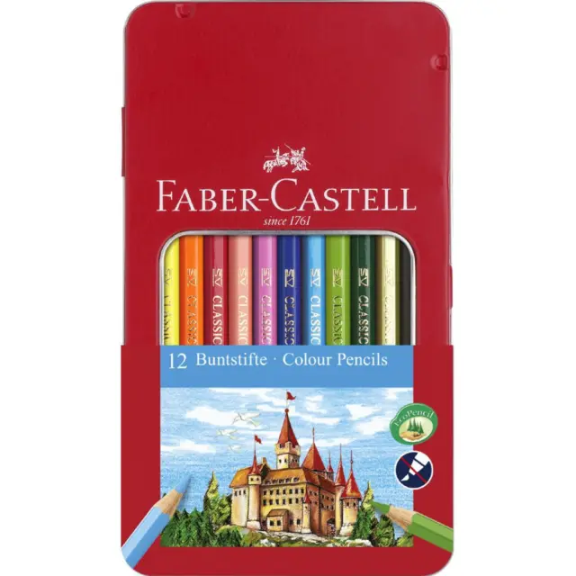 Faber-castell Classic Buntstifte Farbsortiert, 60 St. 115894 (8991761366035)