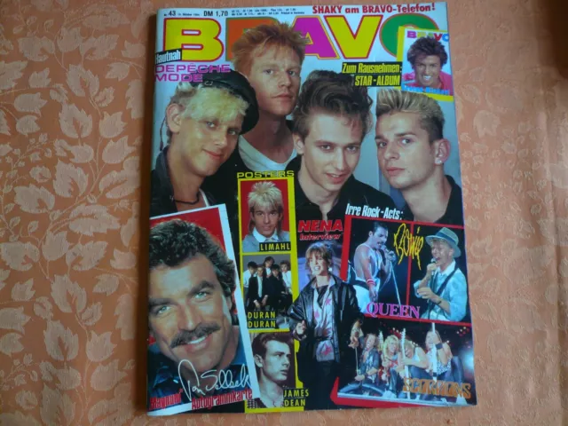 Bravo Nr. 43-1984-komplett,Bon Jovi,Bowie,Queen,,Nena,Dio,Depeche Mode,Scorpions