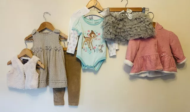 Abito 7 articoli per bambine età 9-12 mesi Disney Store M&Co Eu taglia 80 cm