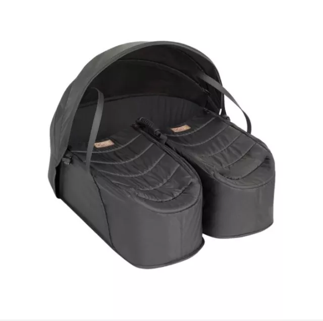 Mountain Buggy Duo (Double) Carrycot Plus for Twins RRP £119