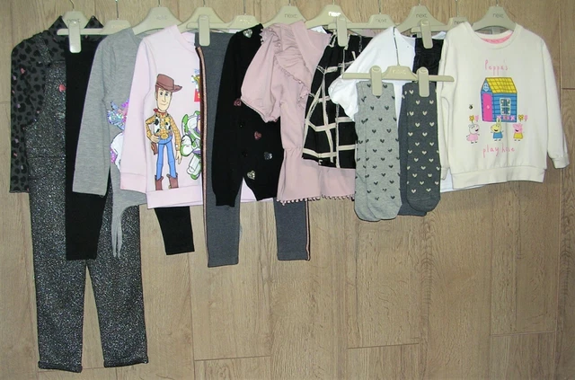 NEXT M&S PEPPA PIG etc Girls Bundle Dress Tights Tops Some NEW Age 3-4 104cm