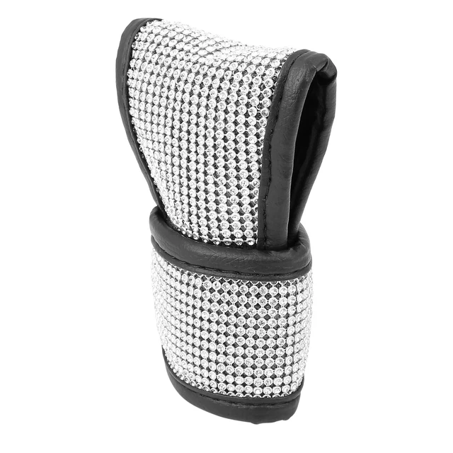 Bling Faux Diamond Gear Shift Knob Lever Cover Protection Universal for Car