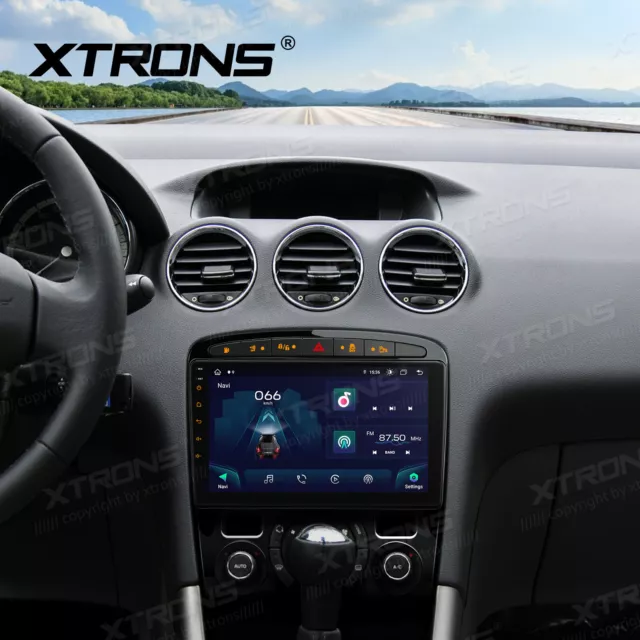 XTRONS 9" IPS 8-Core Android 13 Autoradio GPS Navi WiFi DAB+ Für Peugeot 308 408