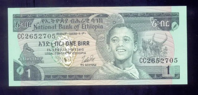 Ethiopia 1 Birr  ND(1976)  P30b   UNC