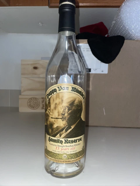 Pappy Van Winkle 15 Year Old. (empty)