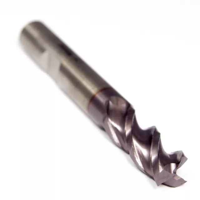 Minicut TC930P-1208 Cobalt Corner Chamfer Roughing End Mill 3/8" 3FL TiCN