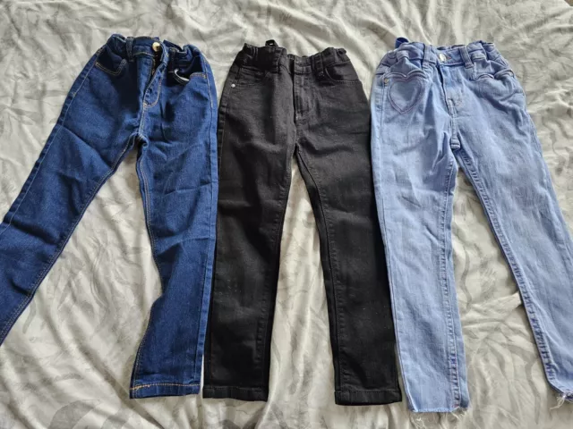 Girls Age 5-6 Years Primark Skinny Jeans BNWOT Bundle 2