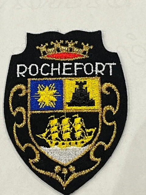 ECUSSON - BRODE EMBROIDERED PATCH VILLE VILLAGE BLASON CHAMBORD ECUSSON - BRODE EMBROIDERED PATCH VILLE VILLAGE BLASON CHAMBORD