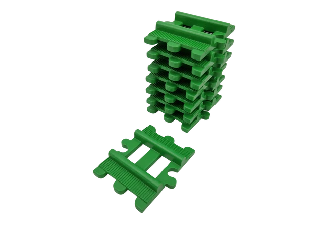 PLAYMOBIL® 1.2.3 123 chemin de fer TRAIN VERT 4 rails droits LONG