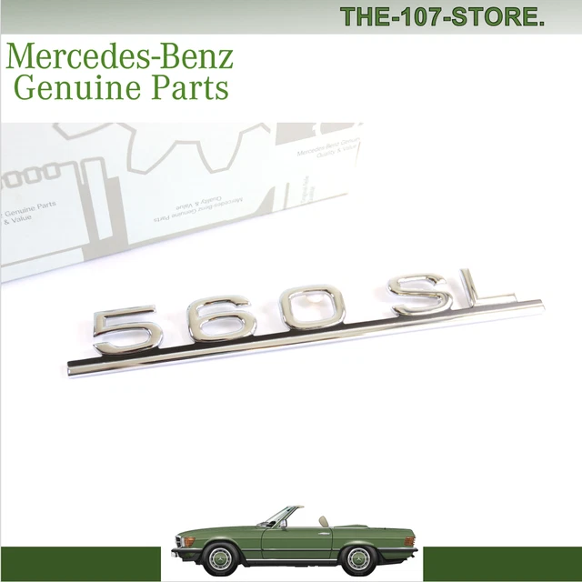GENUINE MERCEDES-BENZ W107 R107 560Sl Lettering, Company Sign Self ...