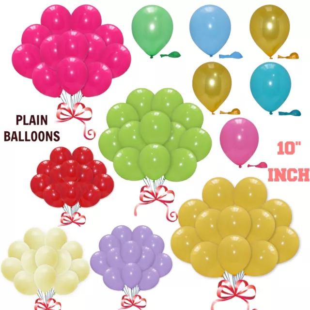 En Gros Ballons Ensemble 25.4cm Air / Hélium Mariage Anniversaire Fête GB