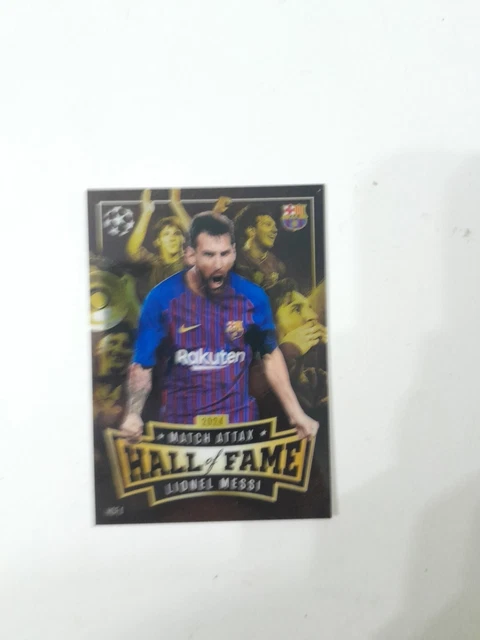 Carte Panini Hall Of Fame FC Barcelone 125 Ans – Messi & Lamine Yamal (exclu)