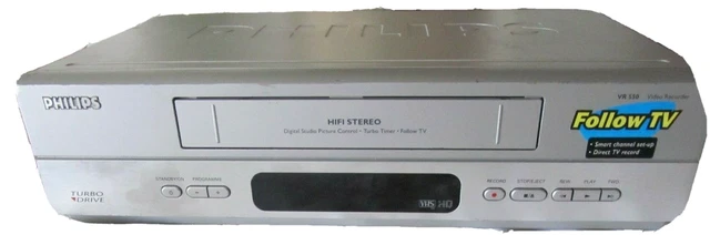 Vídeo Cassete Philips Turbo Drive Hi-fi Stéreo | Frete grátis