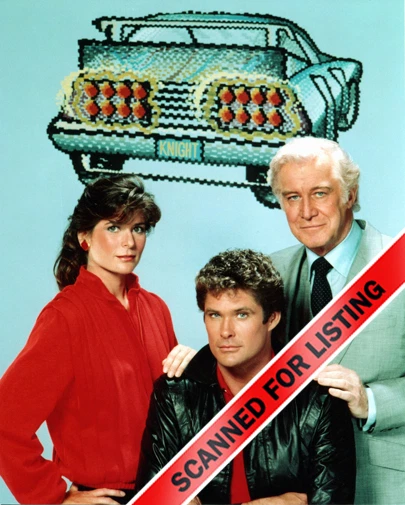 KNIGHT RIDER TV show David Hasselhoff & cast 8X10 PHOTO #7706 $9.95
