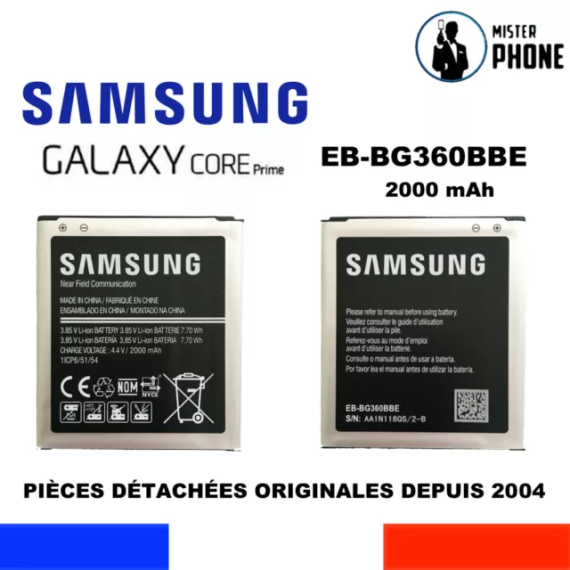 BATTERIA ORIGINALE OEM SAMSUNG GALAXY CORE PRIME EB-BG360BBE EB-BG360CBE 2000mAh