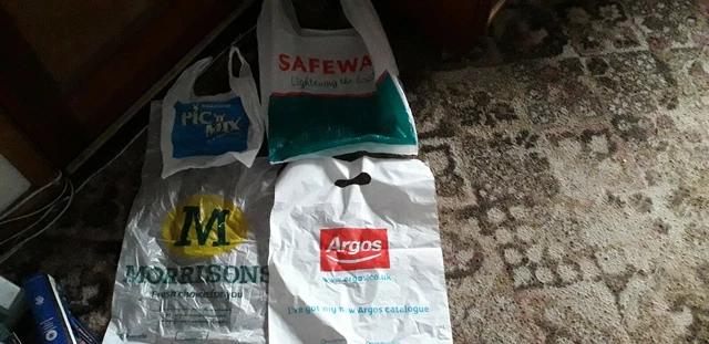 SAFEWAY CARRIER BAG morrsions woolworthspick and mix argos