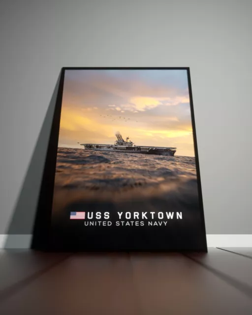 USS Yorktown Artwork Poster