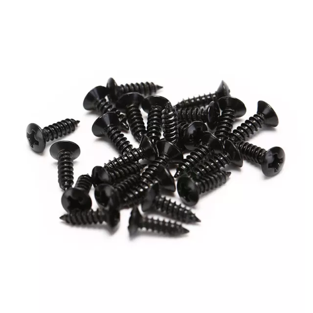 25X Guitar Screw for Pickguard Back Plate Mount DIY Luthier Tool 3mm~m'