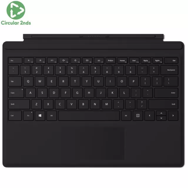 Microsoft Surface Pro Type Cover Backlit Keys Keyboard M1725 Black Key Board