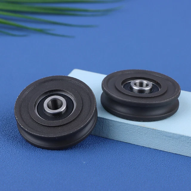 1Pcs Mechanical Pulley Grooved Wheel U Rolling Pulley Wheel 8*45*11.5mm