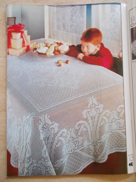 Crochet Monthly #143~Doilies~Bedding~Curtain~Tablecloth~Bookmark~32pp