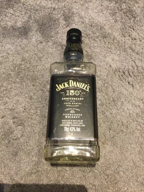 Jack Daniels 150th Distillery Anniversary  Empty Bottle Only No Box