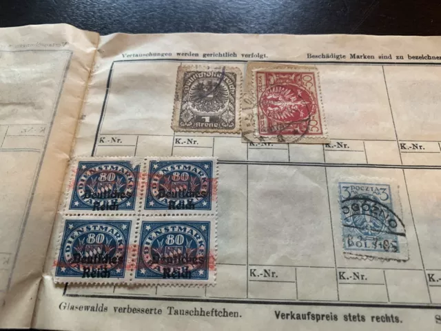 Europe Stamps Lot In Approvals Book Schleswig, Germany, Poland, Sweden, Silesia 3