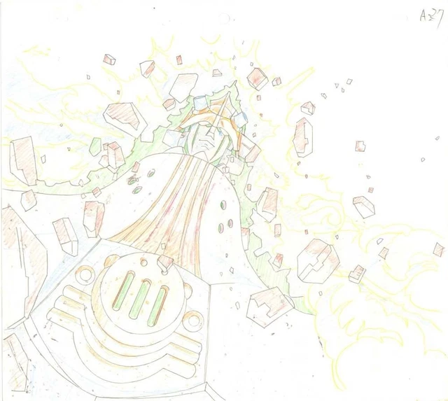 Anime Genga not Cel Big O #443